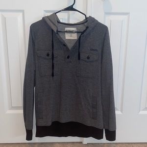 Charcoal gray hoodie